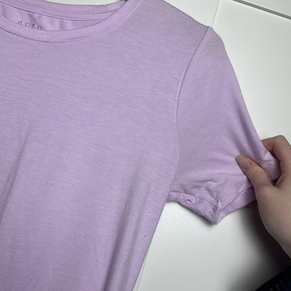 APT.9 XS Purple Short Sleeve Tee Shirt - Picture 3 of 9
